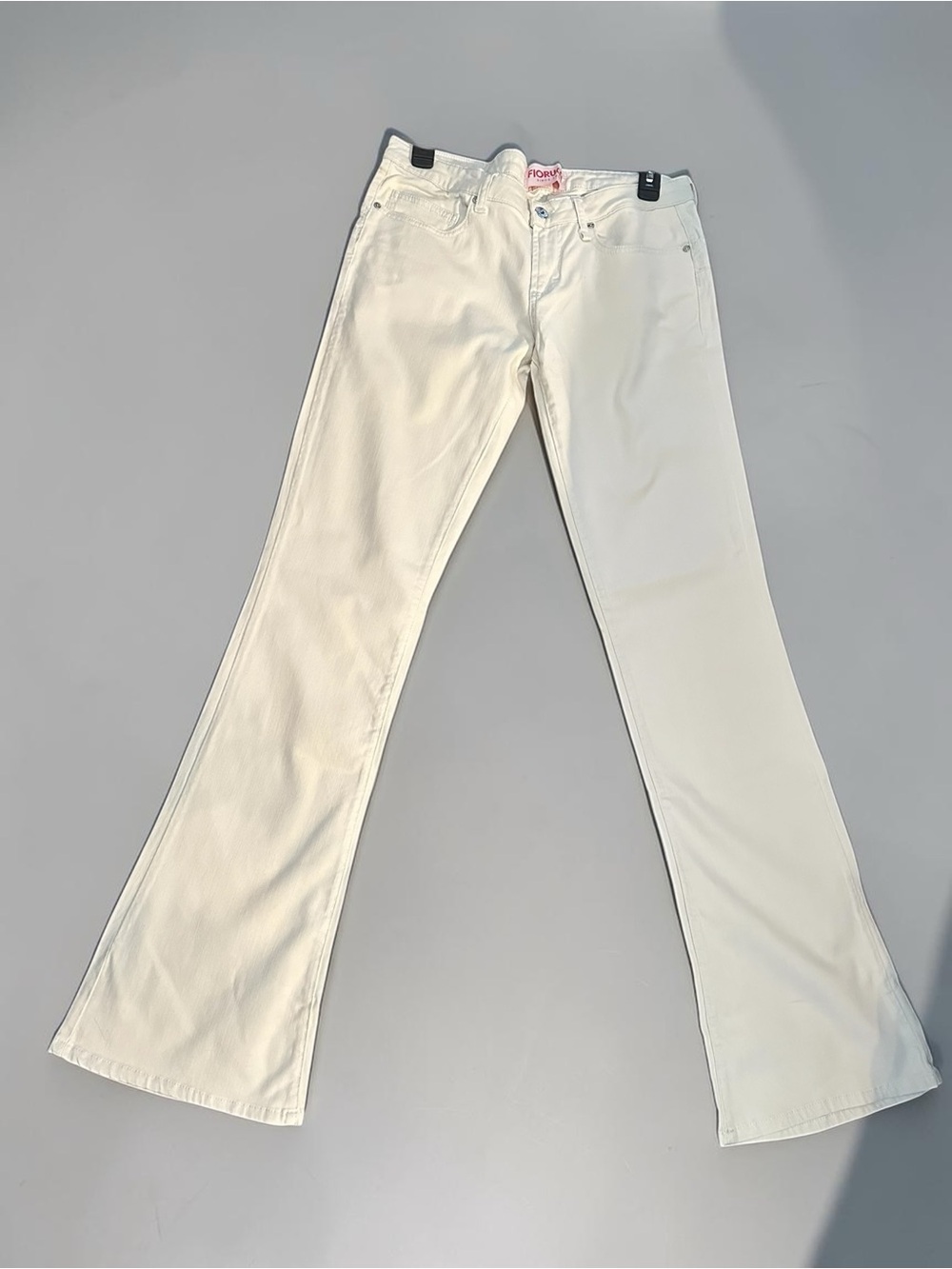 Fiorucci x Naomi Campbell Cream Flare Jeans